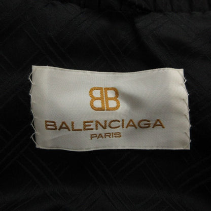 Balenciaga Coat Shared Mink Real Fur Long Black Blue — view 4