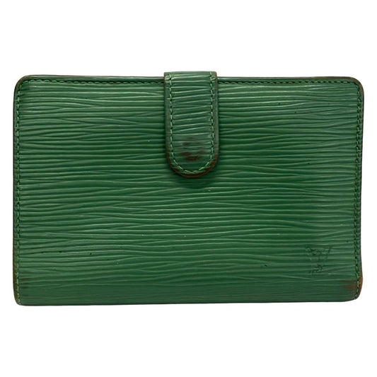 Louis Vuitton Bifold Wallet Epi Porte Monnaie Billets Viennois Borneo Green