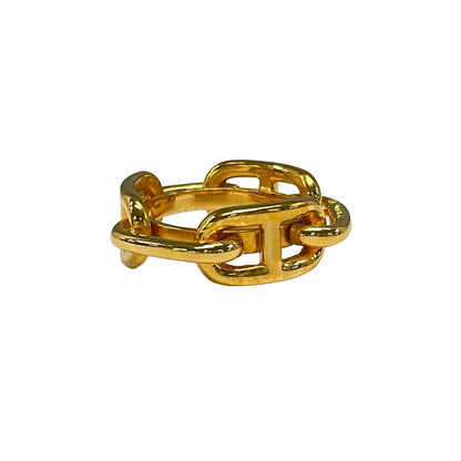 Hermes Scarf Ring Chaine D'ancre Gold — view 2