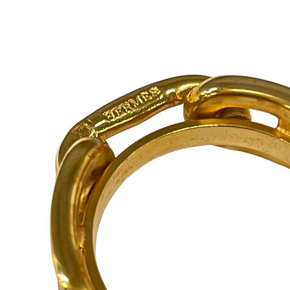 Hermes Scarf Ring Chaine D'ancre Gold — view 4