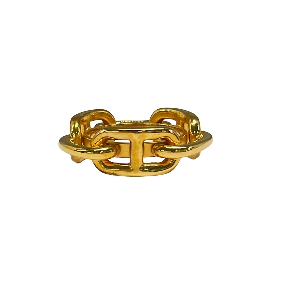 Hermes Scarf Ring Chaine D'ancre Gold — view 3