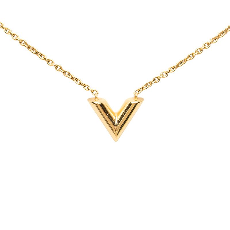 Louis Vuitton Essential V-neck Gold Plated
