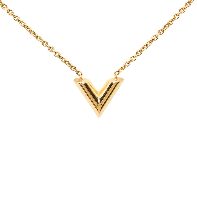 Louis Vuitton Essential V-neck Gold Plated — view 2
