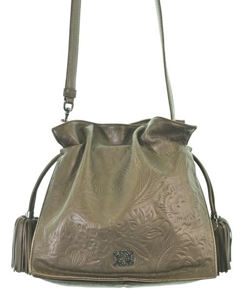 Loewe Anagram Flamenco 22 Fringe Shoulder Bag