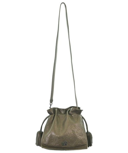 Loewe Anagram Flamenco 22 Fringe Shoulder Bag — view 3