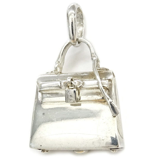 Hermes Pendant Kelly Motif Silver