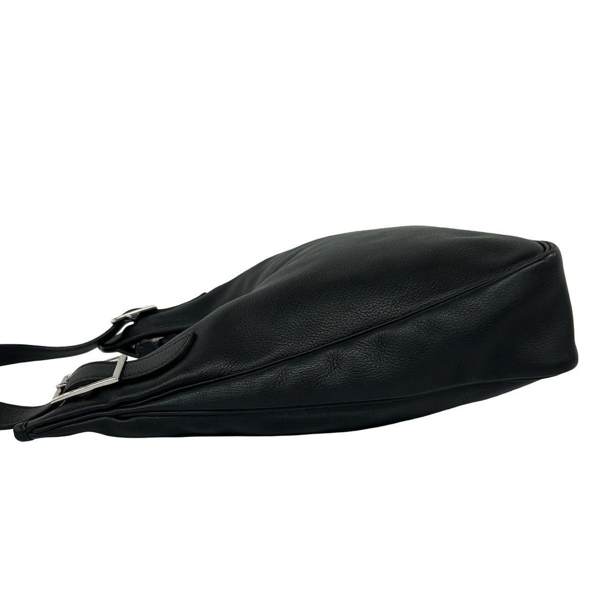 Hermes Masai Cut Taurillon Clemence Leather Shoulder Bag Black — view 5