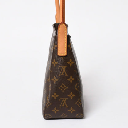 Louis Vuitton Looping MM Bag Monogram Leather Brown Gold — view 4