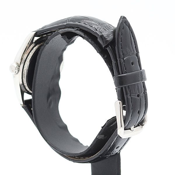 Rolex Oyster Speed King SS Manual Wind Black Dial Watch — view 3
