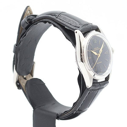 Rolex Oyster Speed King SS Manual Wind Black Dial Watch — view 2