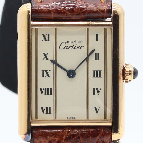 Cartier Must Tank Beige Dial Watch