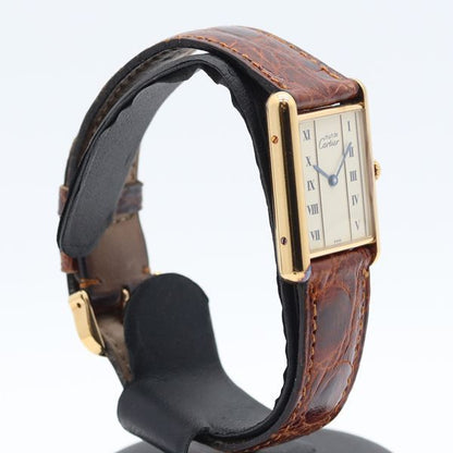 Cartier Must Tank Beige Dial Watch — view 2