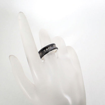 Tiffany & Co 925 Black Titanium 1837 Ring — view 4