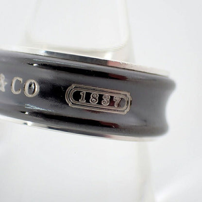 Tiffany & Co 925 Black Titanium 1837 Ring — view 3