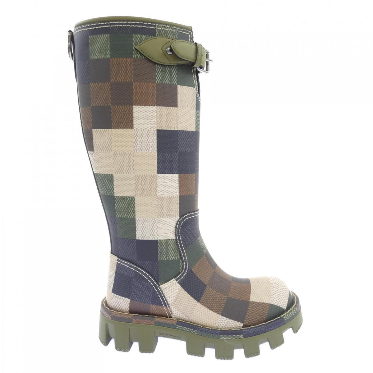 Louis Vuitton Damoflage LV Checkered Line Long Boots