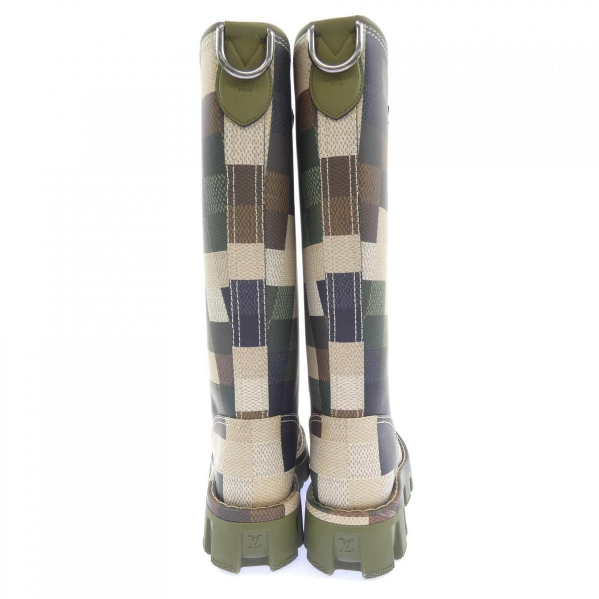 Louis Vuitton Damoflage LV Checkered Line Long Boots — view 5