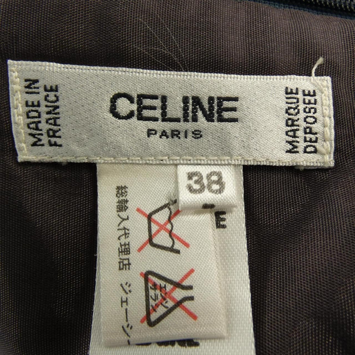 Celine Vintage Skirt Green — view 4
