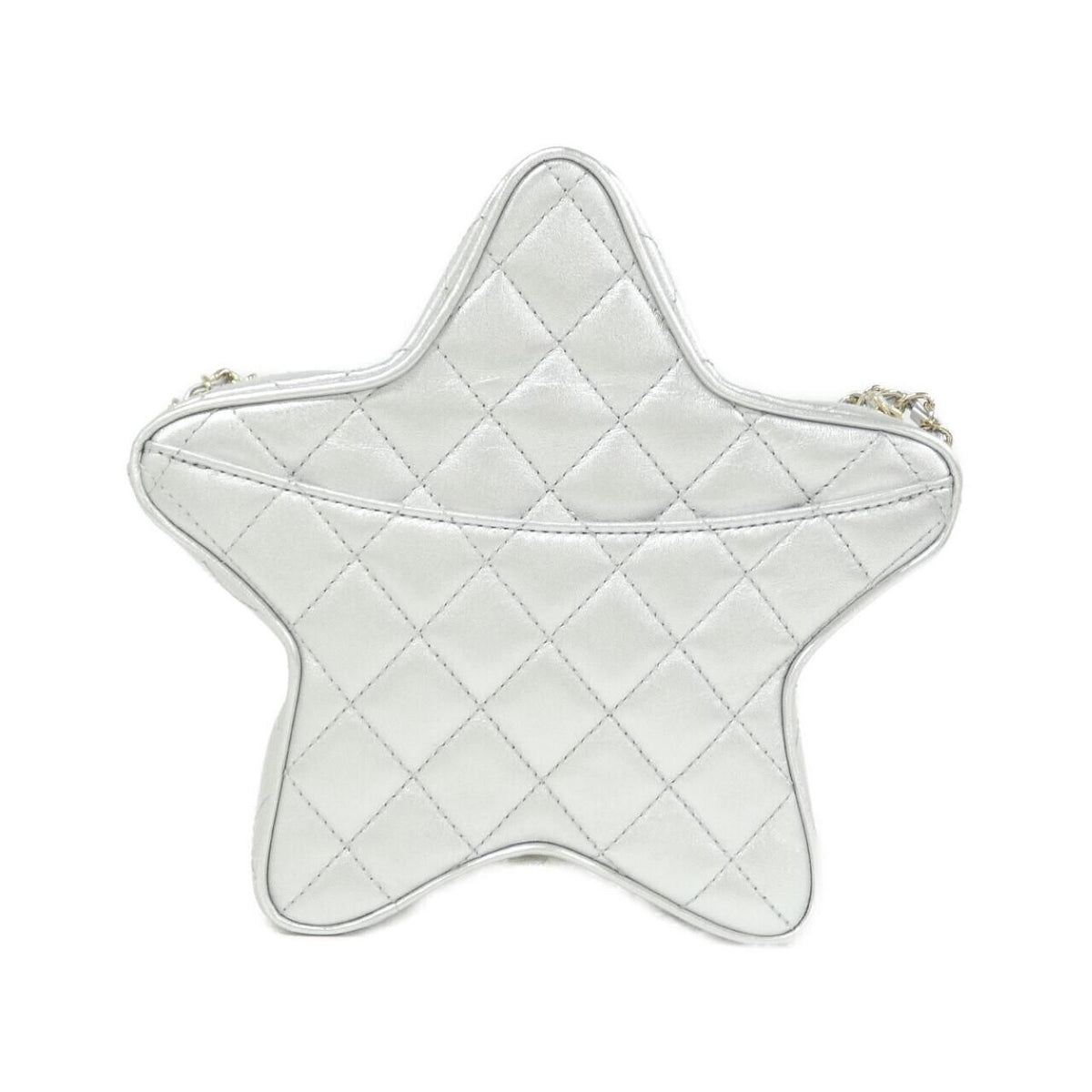 Chanel Shoulder Bag Silver — view 2