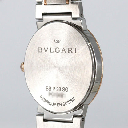 Bvlgari PG Quartz Stainless Steel Pink Gold Watch — view 7