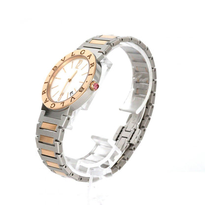 Bvlgari PG Quartz Stainless Steel Pink Gold Watch — view 2