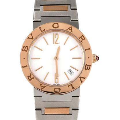 Bvlgari PG Quartz Stainless Steel Pink Gold Watch