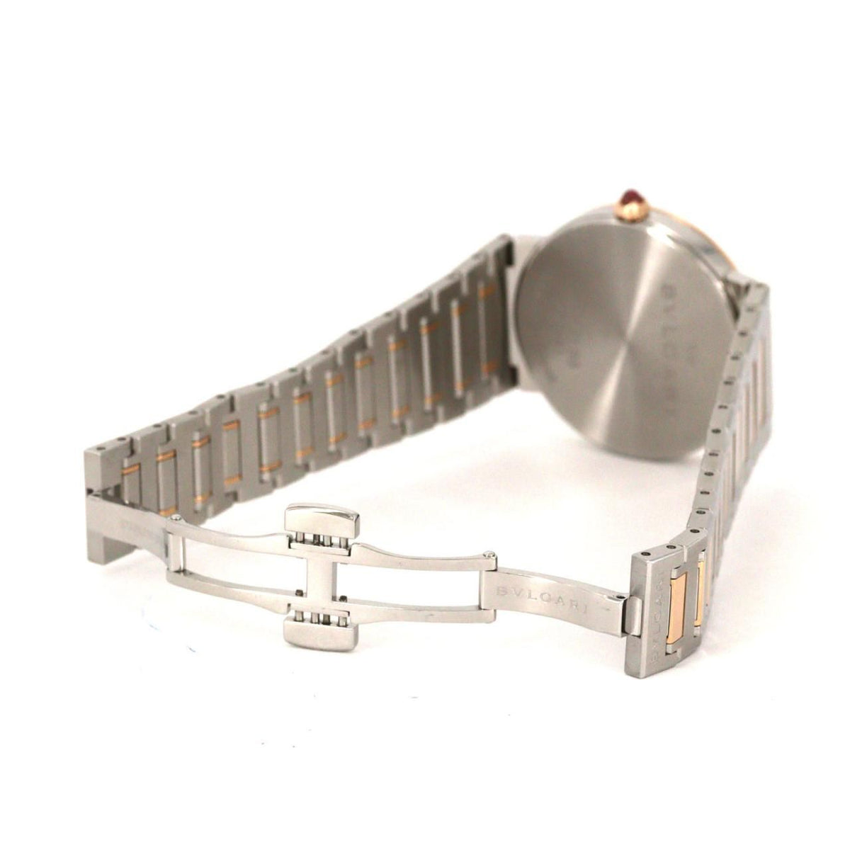 Bvlgari PG Quartz Stainless Steel Pink Gold Watch — view 6