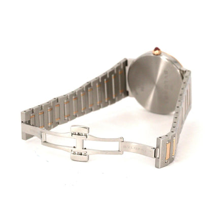 Bvlgari PG Quartz Stainless Steel Pink Gold Watch — view 6