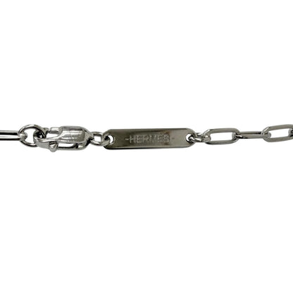 Hermes Talisman Pegasus Chain Necklace Silver — view 5