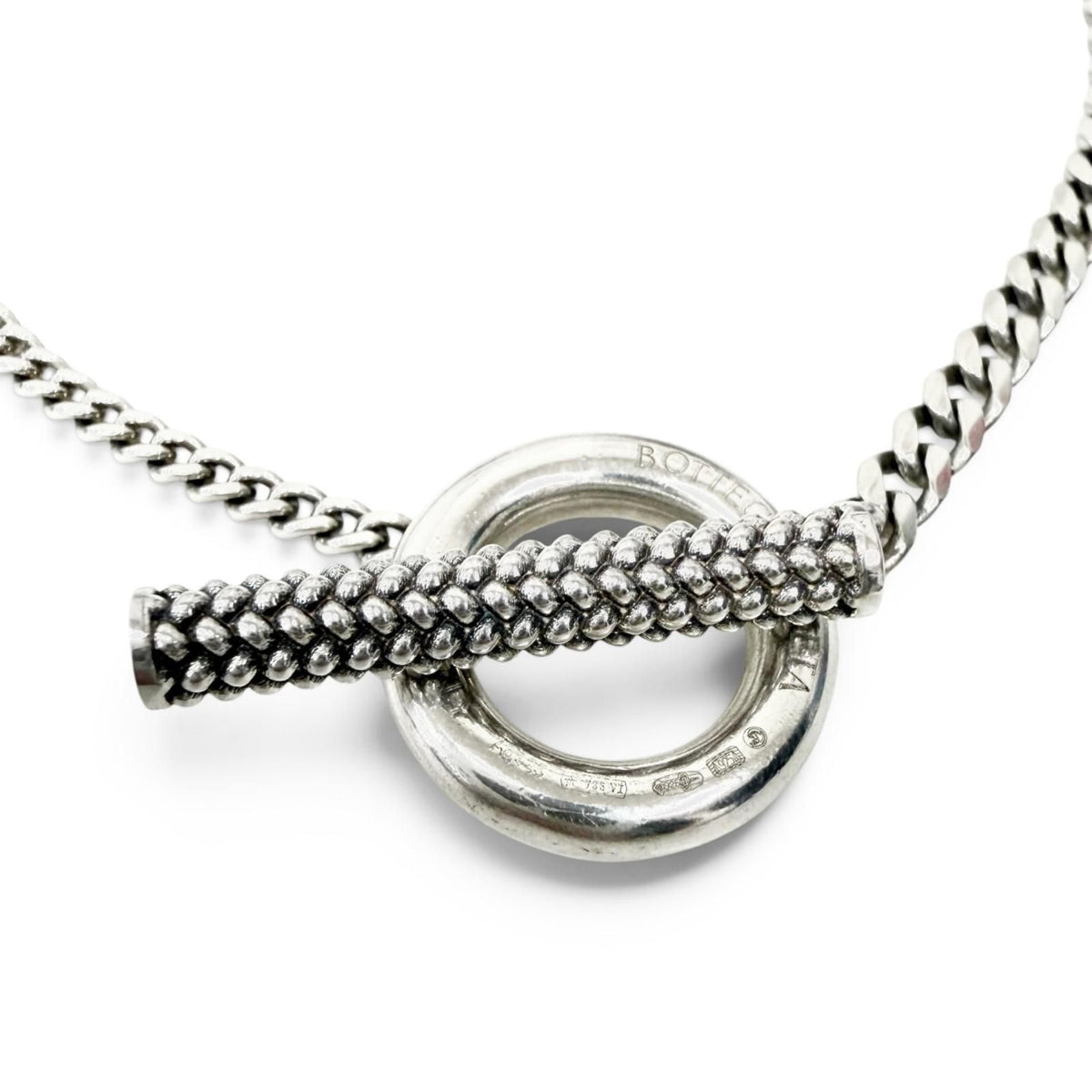 Bottega Veneta Chain Bracelet Silver — view 5