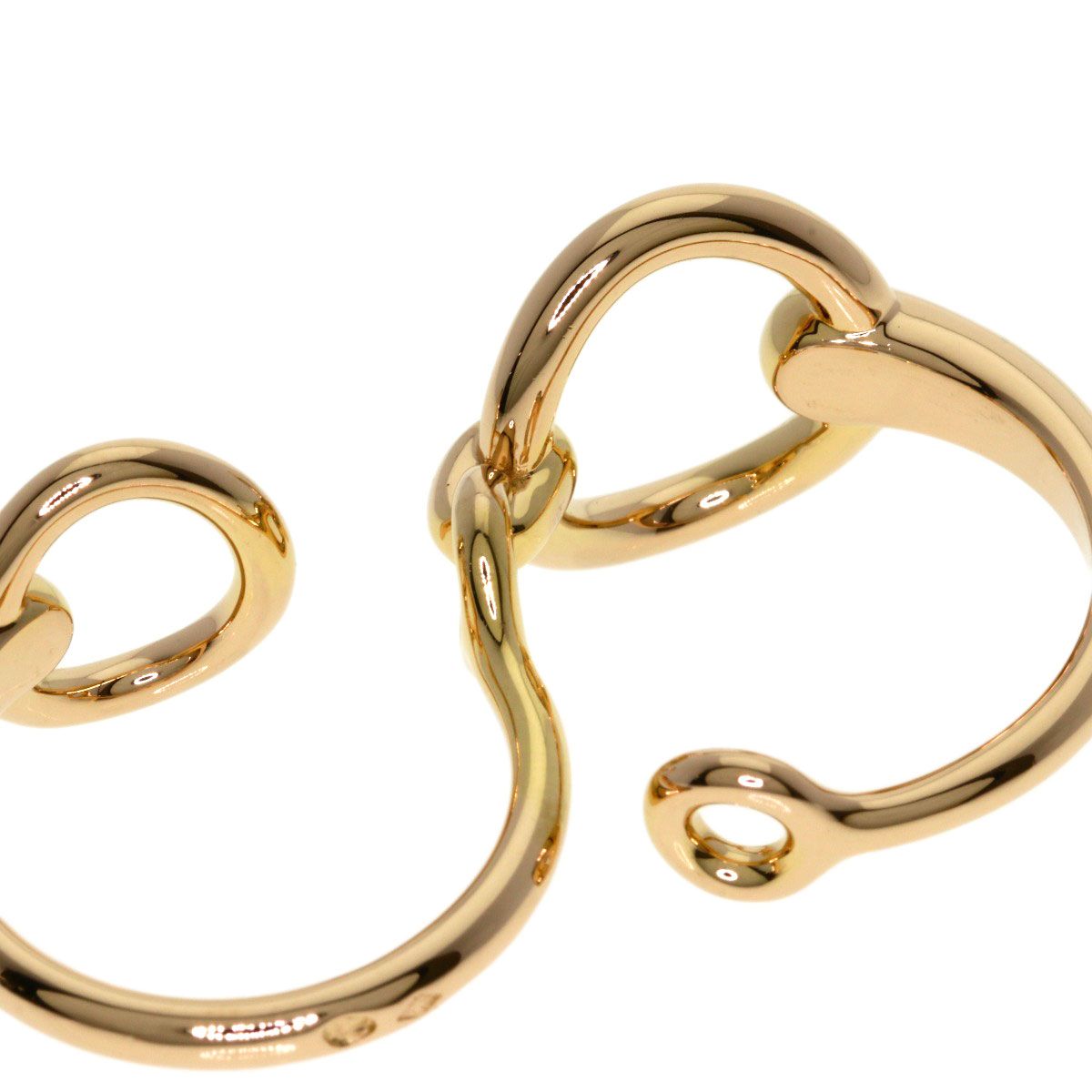Hermes Filledor Double 53 Ring 18k Pink Gold — view 8