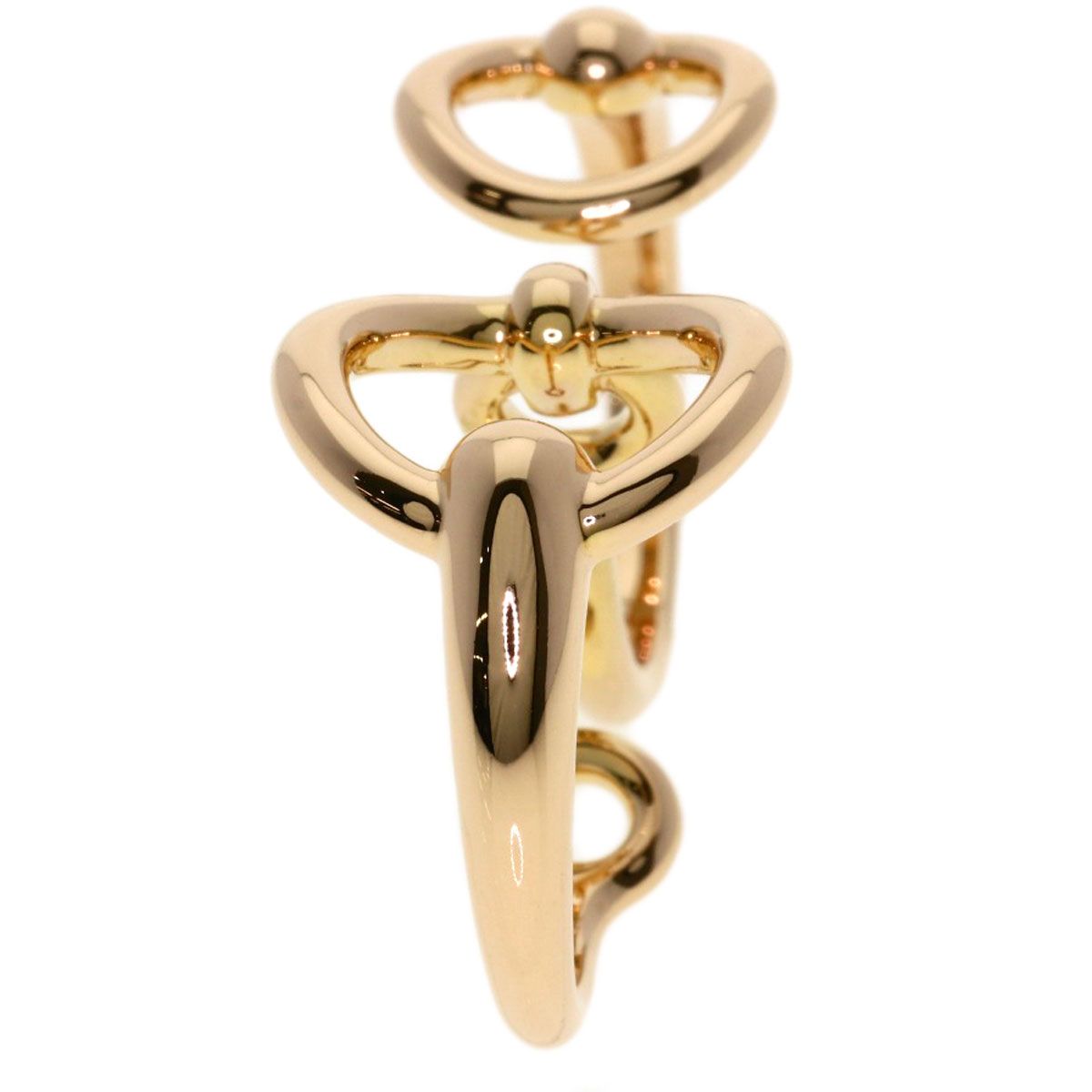 Hermes Filledor Double 53 Ring 18k Pink Gold — view 3