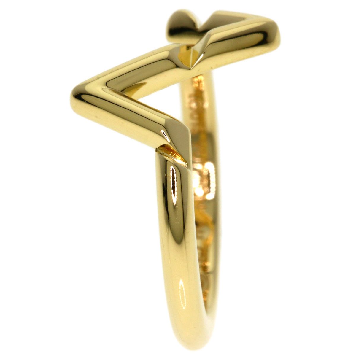 Louis Vuitton LV Vault Upside Down 50 Ring 18k Yellow Gold — view 3
