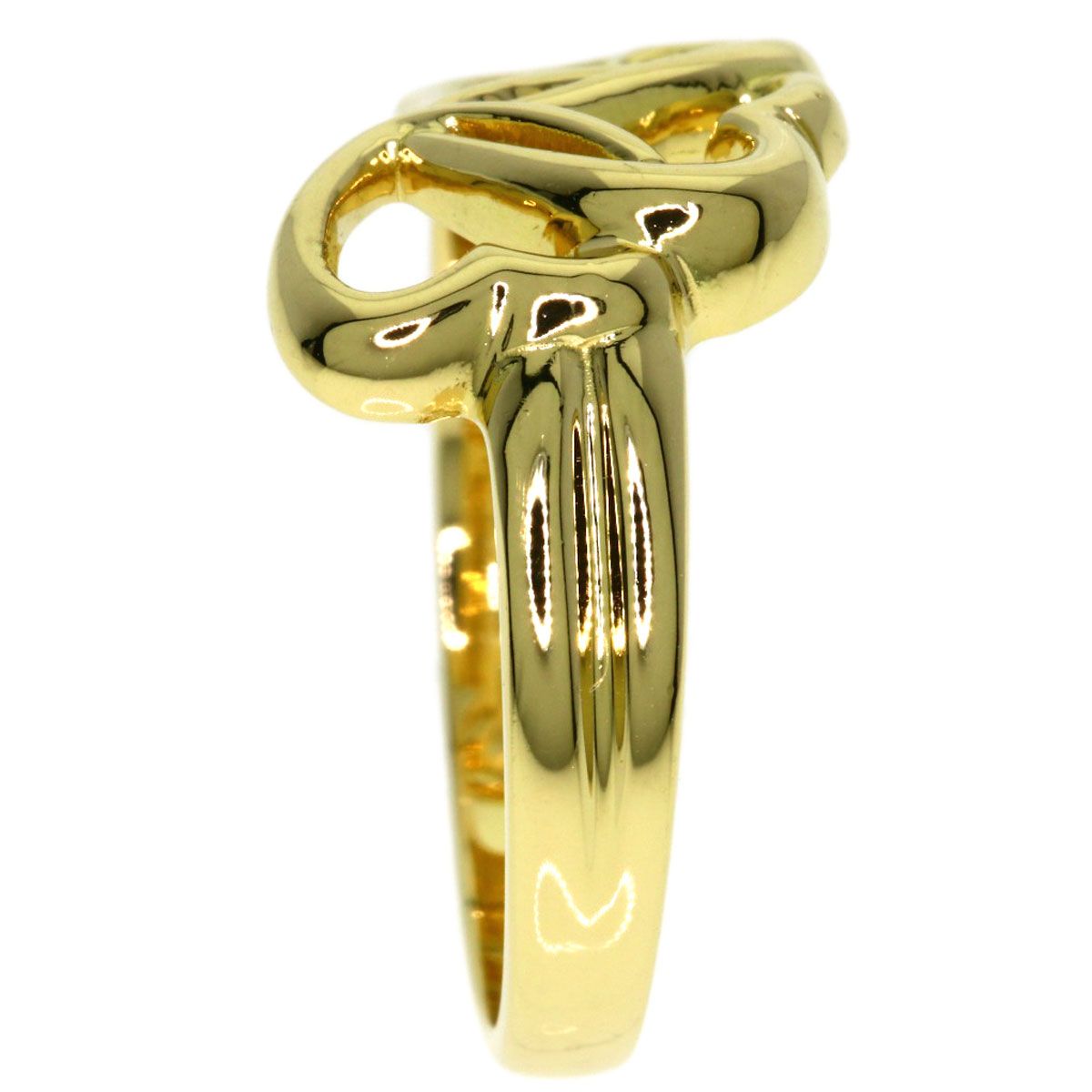 Tiffany & Co Triple Heart Ring 18k Yellow Gold — view 3