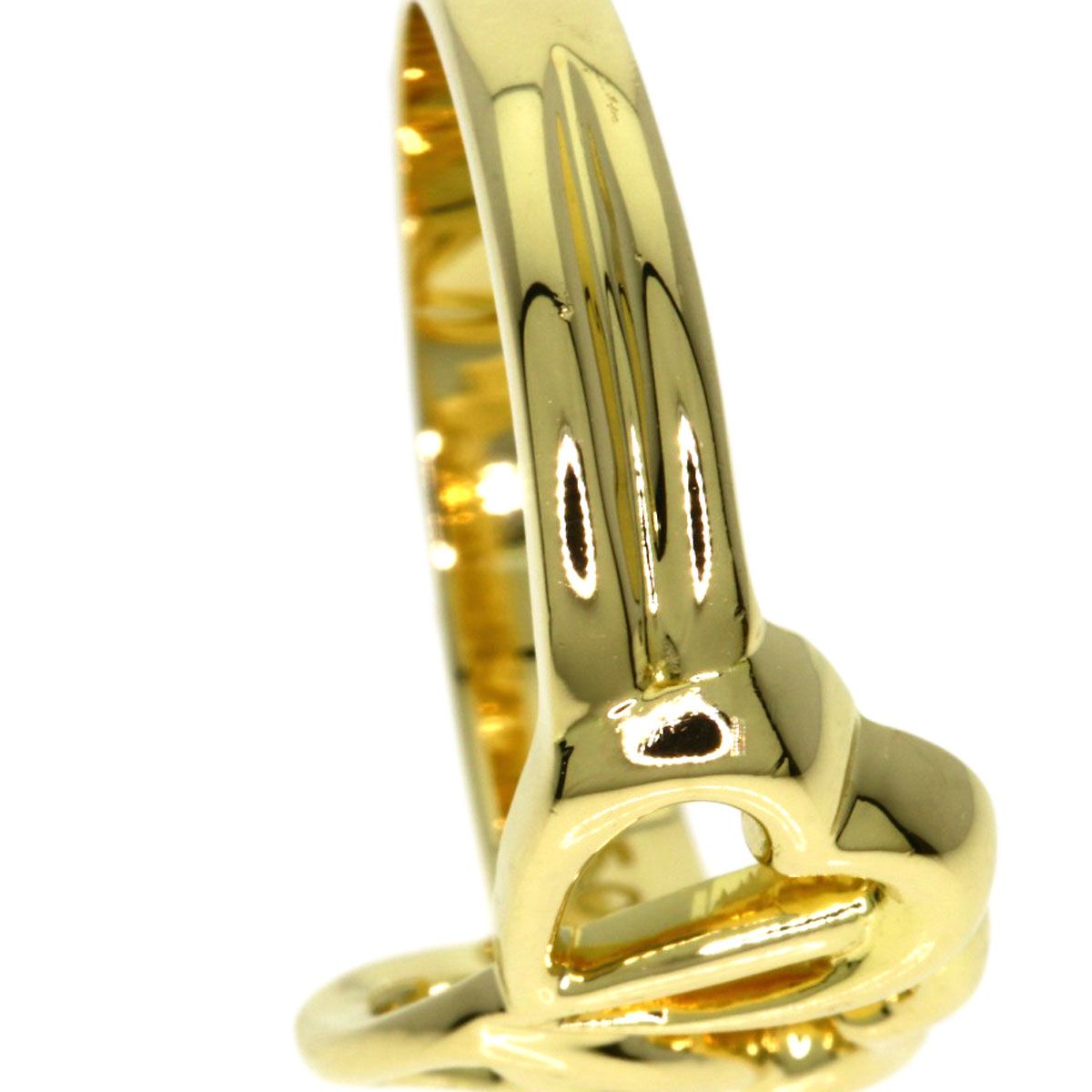Tiffany & Co Triple Heart Ring 18k Yellow Gold — view 8