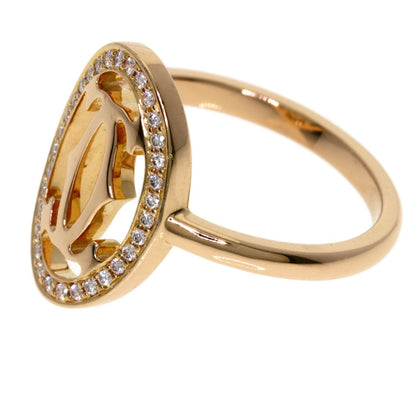 Cartier Logo Double C 51 Ring 18k Pink Gold — view 8