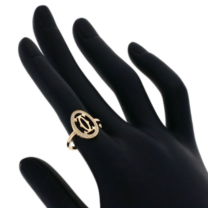 Cartier Logo Double C 51 Ring 18k Pink Gold — view 7