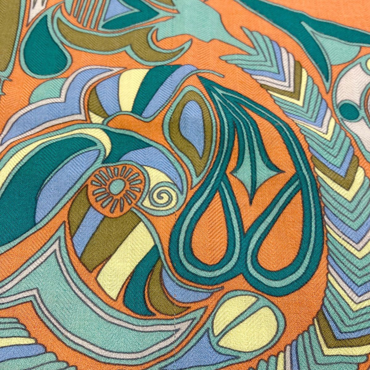 Hermes Carre 90 Folklore Scarf Silk — view 8