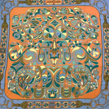 Hermes Carre 90 Folklore Scarf Silk — view 3