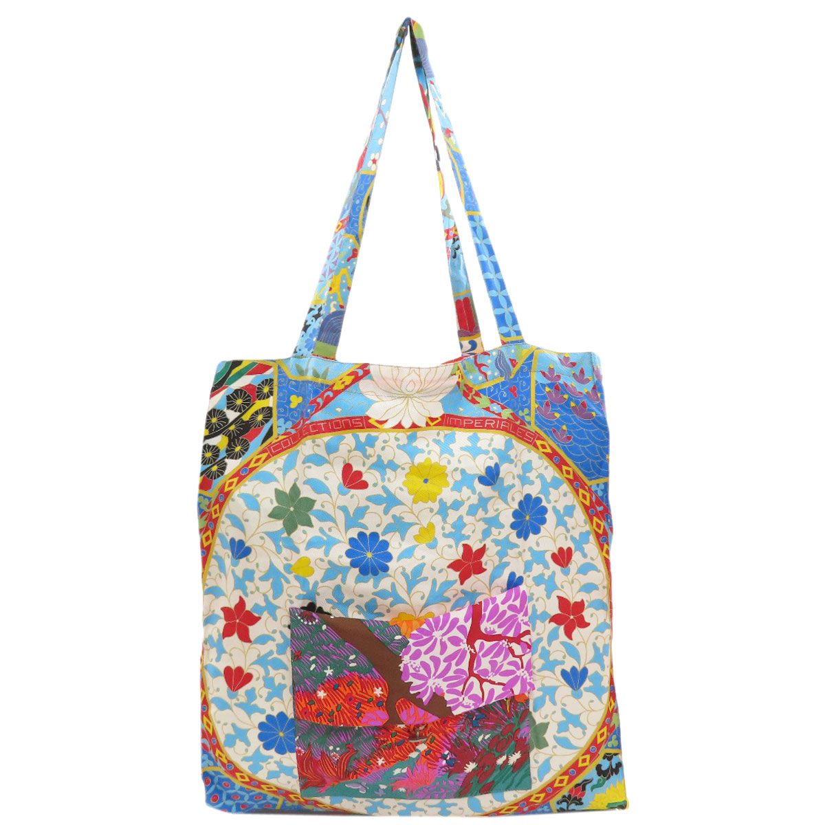 Hermes Petit H Eco Bag Handbag Silk