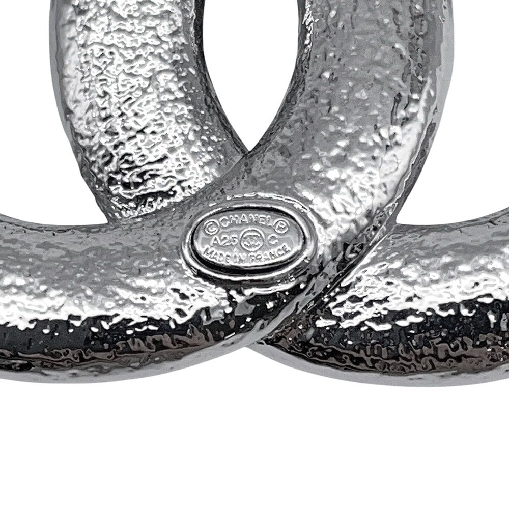 Chanel Brooch CC Logo Metal Rhinestone Enamel C Cahnel — view 6