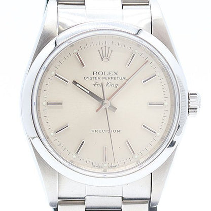 Rolex Air King SS Automatic Silver Dial Watch