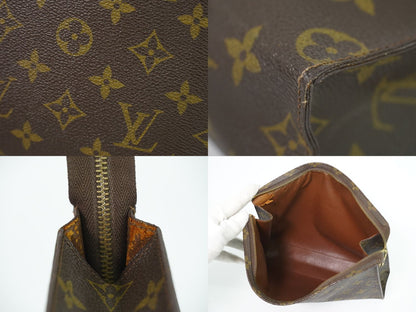 Louis Vuitton LV Poche Toilet 26 Monogram Pouch Clutch Brown — view 7