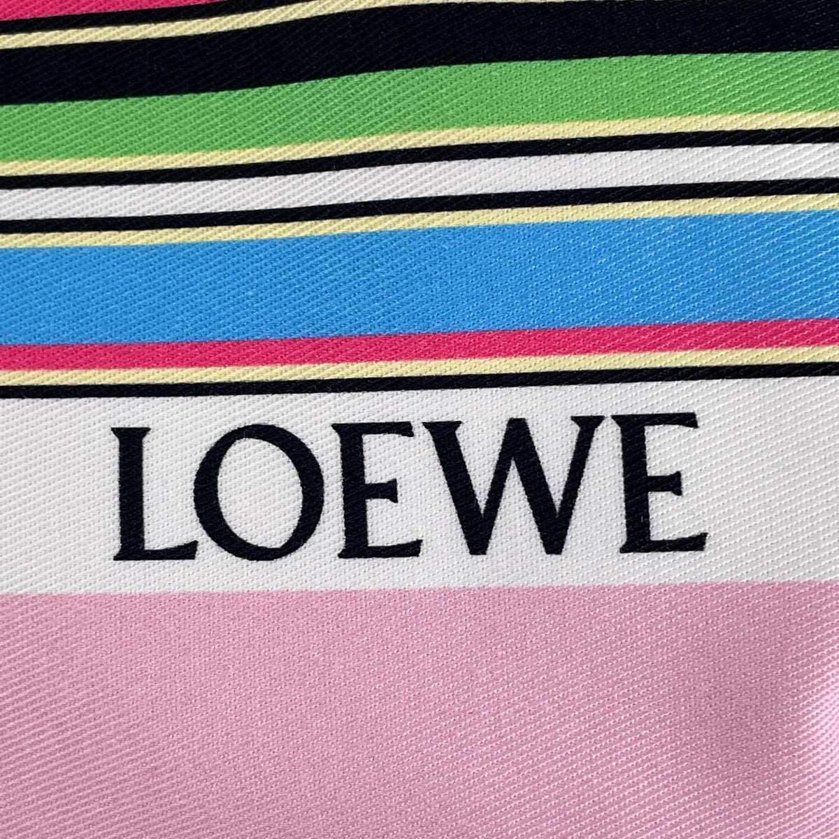 Loewe 329.51 Drawstring Pouch Striped Pattern Multicolor — view 7