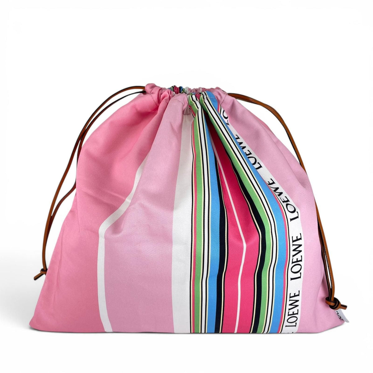 Loewe 329.51 Drawstring Pouch Striped Pattern Multicolor — view 2