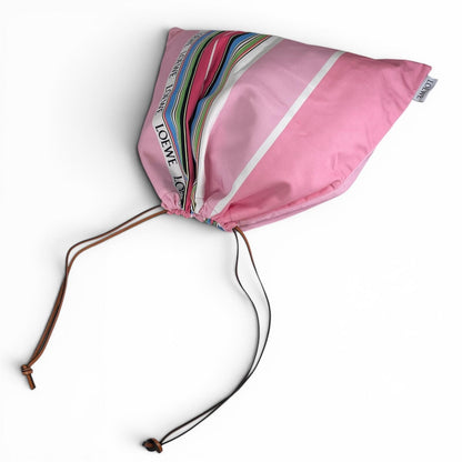Loewe 329.51 Drawstring Pouch Striped Pattern Multicolor — view 4