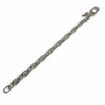 Prada Triangle Charm Chain Bracelet Silver — view 3