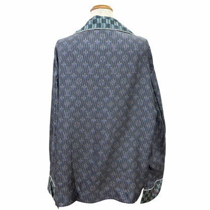 Louis Vuitton Silk 100% LV Buttoned 3D Monogram Print All Over Long Sleeve — view 4