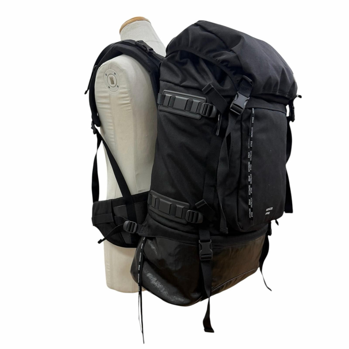 Moncler Hyke Leather Backpack Large — view 2