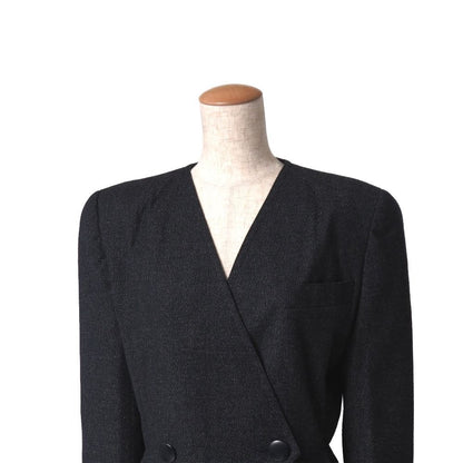 Dior Vintage Skirt Suit Collarless Jacket Pencil — view 3
