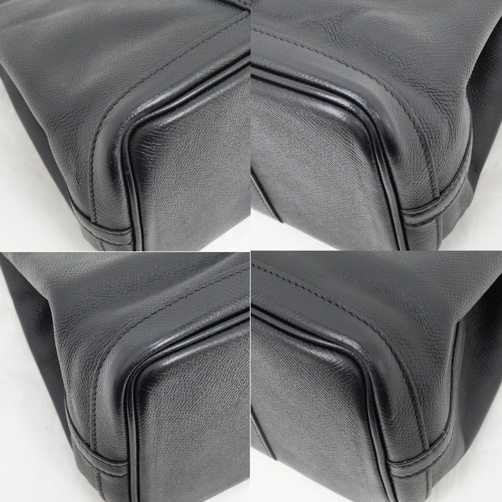 Hermes Garden Party TPM 30 Black Epsom Leather Hand Tote Bag — view 4